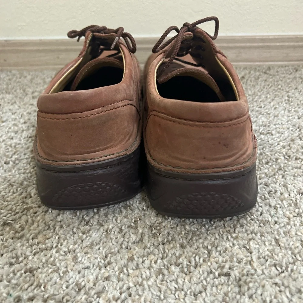 Footprints by Birkenstock Memphis Size 44 11 Brown Men's Lace Up Oxford Sneakers